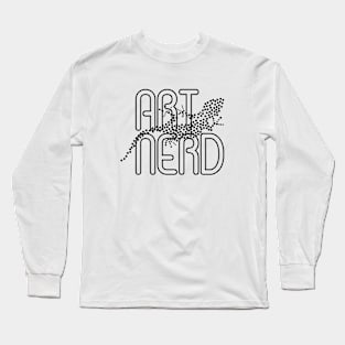 Artnerd - chameleon in dots Long Sleeve T-Shirt